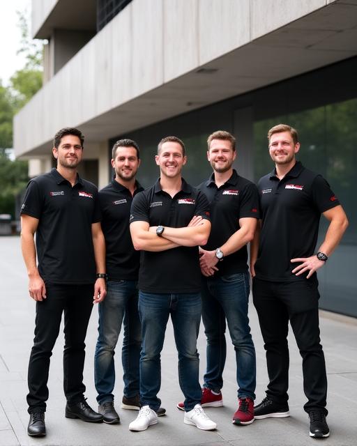 L'équipe Ventus Furia devant le siège social à Paris