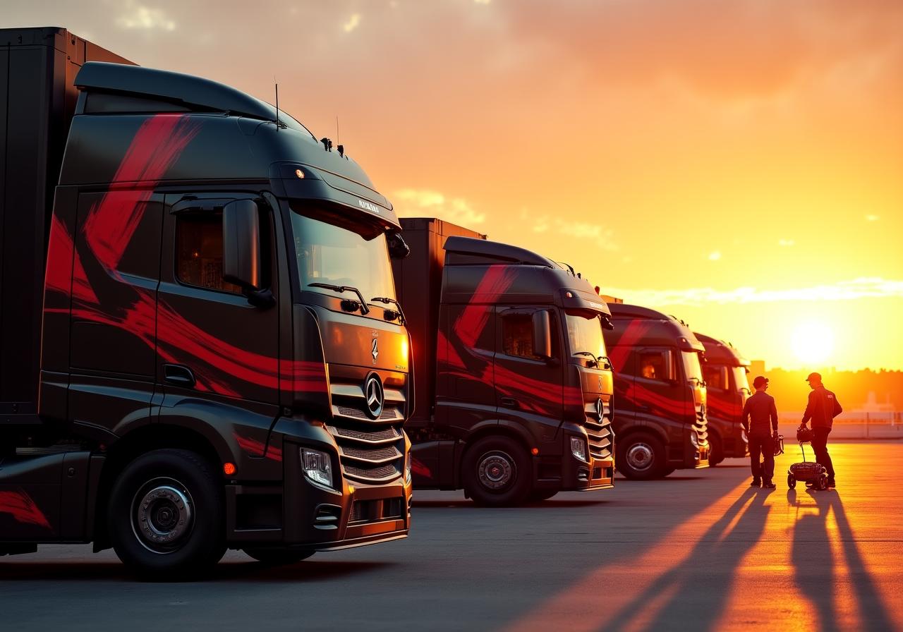 Logistique de course automobile haute performance