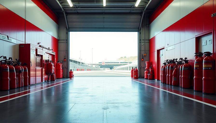 Sécurité et organisation dans stands de course